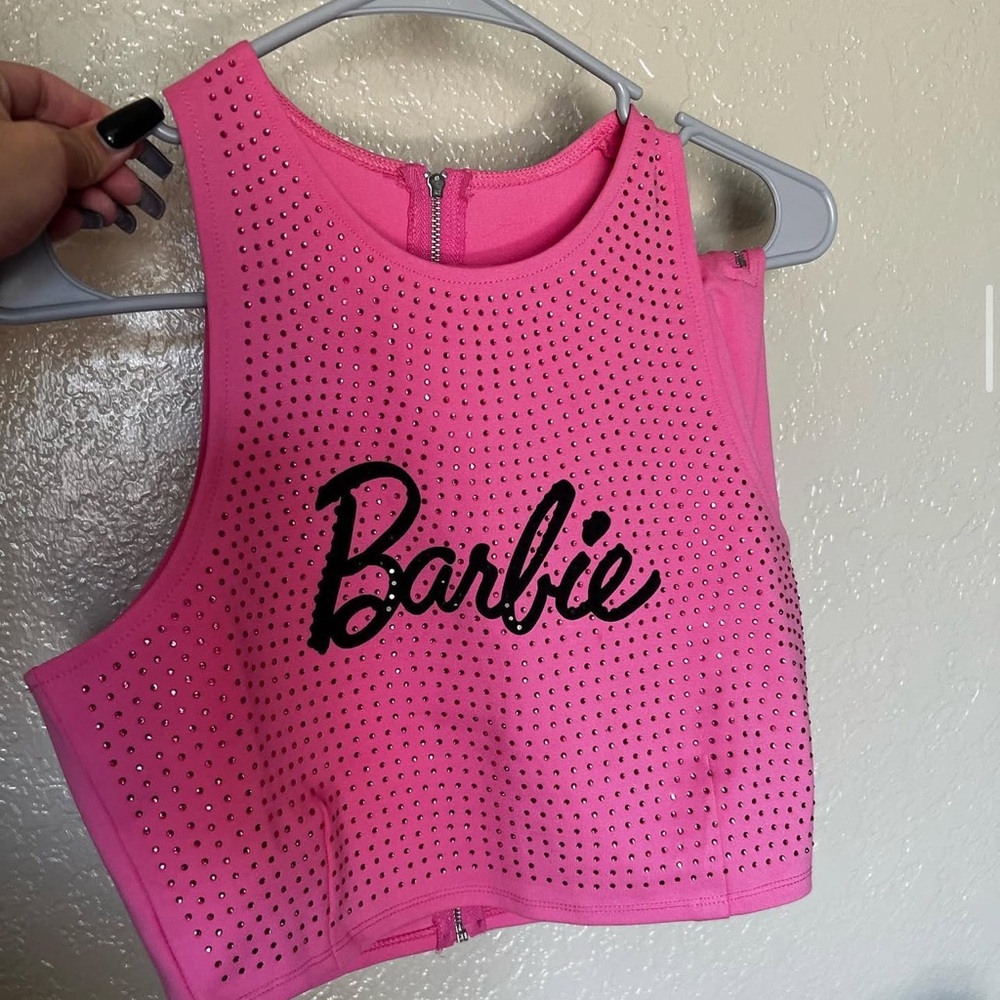 Forever 21 Pink Graphic Tank Top